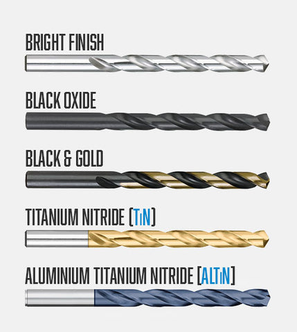 Common drill bit coatings